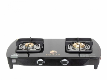 2 Burner Glass Top Gas Stove