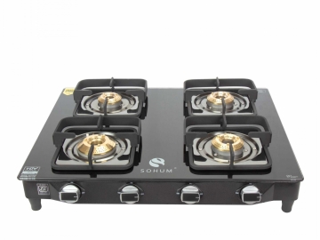 Sohum Four Burner Safety Gas Stove
